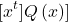 \[[x^t]Q\left(x\right)]\]