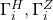 \Gamma_{i}^{H}, \Gamma_{i}^{Z}