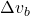 \Delta v_b