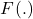 F^{}(.)