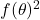 f(\theta)^2