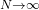\scriptstyle N \to \infty