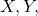 X,Y,