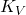 K_V