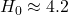 H_0 \approx 4.2