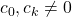 c_0,c_k \neq 0