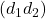 ( d_1d_2 )