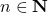 n \in \mathbf{N}