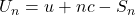 U_n= u + nc - S_n