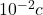 10^{-2}c
