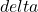 delta