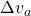 \Delta v_a