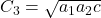 C_3=\sqrt{a_1 a_2 c}