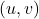 (u,v)