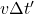 v\Delta t'