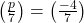 \left(\frac{p}{7}\right)=\left(\frac{-4}{7}\right)