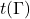 t(\Gamma)