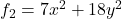 f_2=7x^2+18y^2
