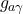 g_{a \gamma}