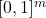 [0,1]^m