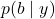 p(b \mid y)
