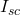 I_{sc}