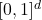 [0,1]^d
