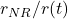 r_{NR}/r(t)