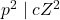 p^2 \mid cZ^2