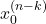 x_0^{(n - k)}
