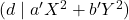 (d \mid a'X^2 + b'Y^2)
