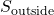 S_{\text{outside}}