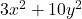 3x^2 + 10y^2