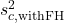 {s_{c,\text{withFH}}^2