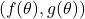 (f(\theta),g(\theta))