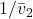 1/\bar{v}_2
