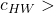 c_{HW}>