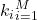 {k_i}_{i=1}^M