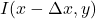 I(x - \Delta x,y)