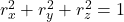 r_x^2+r_y^2+r_z^2=1