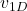 v_{1D}