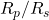 R_p/R_s