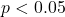 p<0.05