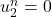 u_2^{n}=0