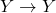 Y\rightarrow Y