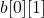 b[0][1]