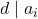 d \mid a_i