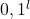 {0, 1}^l