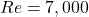 Re=7,000