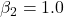 \beta_2 = 1.0